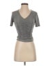 Assorted Brands Gray Short Sleeve Top Size XS (estimated) - photo 1