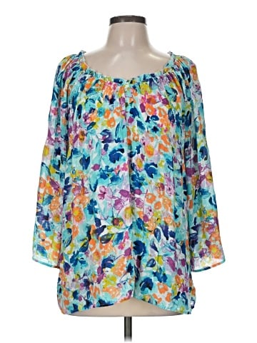 Spense 3/4 Sleeve Blouse (view 1)