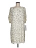 Aidan Mattox 100% Polyester Silver Cocktail Dress Size 8 - photo 1