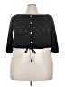 No Boundaries Black 3/4 Sleeve Blouse Size 3X - photo 1