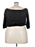 No Boundaries Black 3/4 Sleeve Blouse Size 3X - photo 2