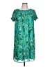 Relativity 100% Polyester Green Casual Dress Size 12 - photo 1