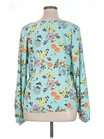 a.n.a. A New Approach Long Sleeve Blouse (view 2)