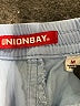 Unionbay Solid Blue Denim Shorts Size M - photo 3