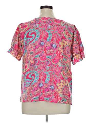 Eliza J Short Sleeve Blouse (view 2)