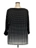 Charter Club Polka Dots Black Pullover Sweater Size 3X - photo 2