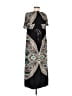 Mossimo 100% Polyester Paisley Black Casual Dress Size M - photo 1