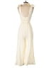 Mable 100% Cotton Solid Ivory Jumpsuit Size S - photo 2