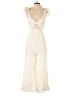 Mable 100% Cotton Solid Ivory Jumpsuit Size S - photo 1