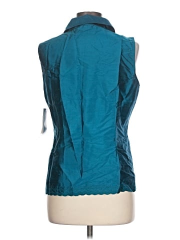 Robbie Bee Sleeveless Silk Top (view 2)