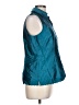 Robbie Bee 100% Silk Teal Sleeveless Silk Top Size 12 - photo 4