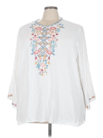 C&C California 3/4 Sleeve Blouse (view 1)