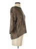 BB Dakota 100% Acrylic Metallic Brown Pullover Sweater Size XS - photo 4