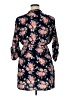 rue21 100% Polyester Floral Black 3/4 Sleeve Blouse Size XL - photo 2