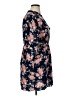 rue21 100% Polyester Floral Black 3/4 Sleeve Blouse Size XL - photo 4