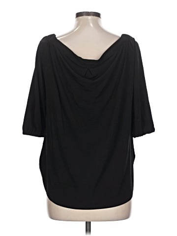 Kaari Blue 3/4 Sleeve Top (view 2)