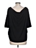 Kaari Blue Black 3/4 Sleeve Top Size L - photo 2