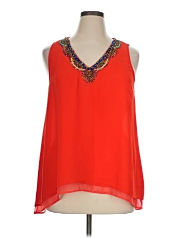 Umgee Sleeveless Blouse (view 1)