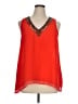 Umgee 100% Polyester Red Sleeveless Blouse Size XL - photo 1