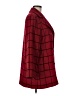 Bill Blass 100% Wool Plaid Red Wool Coat Size 6 - photo 4