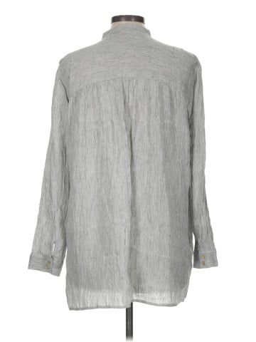 Eileen Fisher Long Sleeve Button-Down Shirt (view 2)