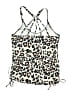 Summer Mae Animal Print Brown Swimsuit Top Size L - photo 2