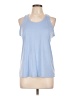 Athletic Works 100% Polyester Blue Active Tank Size L - photo 1
