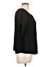 Naked Zebra 100% Polyester Black 3/4 Sleeve Blouse Size L - photo 4