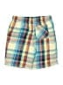 Lands' End 100% Cotton Plaid Blue Board Shorts Size 5 - 6 - photo 2