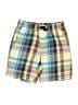 Lands' End 100% Cotton Plaid Blue Board Shorts Size 5 - 6 - photo 1