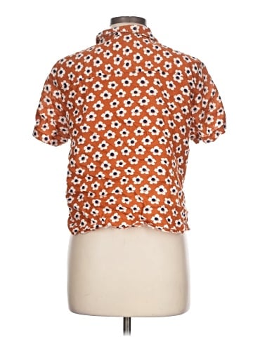 En Thread Short Sleeve Blouse (view 2)