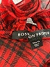 Boston Proper 100% Polyester Argyle Red Long Sleeve Blouse Size XL - photo 7