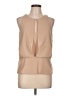 Ann Taylor Tan Sleeveless Blouse Size 10 - photo 1