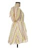 Mable Checkered-gingham Yellow Casual Dress Size M - photo 4
