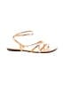 Tory Burch 100% Leather Orange Sandals Size 8 - photo 1