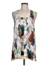 Yahada 100% Polyester White Sleeveless Blouse Size M - photo 1