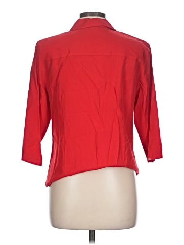 Karen Scott 3/4 Sleeve Button-Down Shirt (view 2)