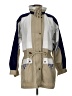 Assorted Brands 100% Polyester Stripes Tan Trenchcoat Size S - photo 1
