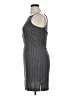 Walmart 100% Polyester Stripes Gray Cocktail Dress Size XL - photo 5