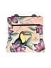 Anuschka 100% Leather Tropical Graphic Pink Purple Leather Shoulder Bag One size - photo 3