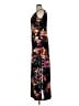 Connected Apparel Floral Black Casual Dress Size 14 - photo 5