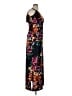 Connected Apparel Floral Black Casual Dress Size 14 - photo 4