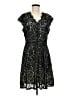 H&M Animal Print Black Cocktail Dress Size M - photo 1