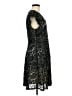 H&M Animal Print Black Cocktail Dress Size M - photo 4