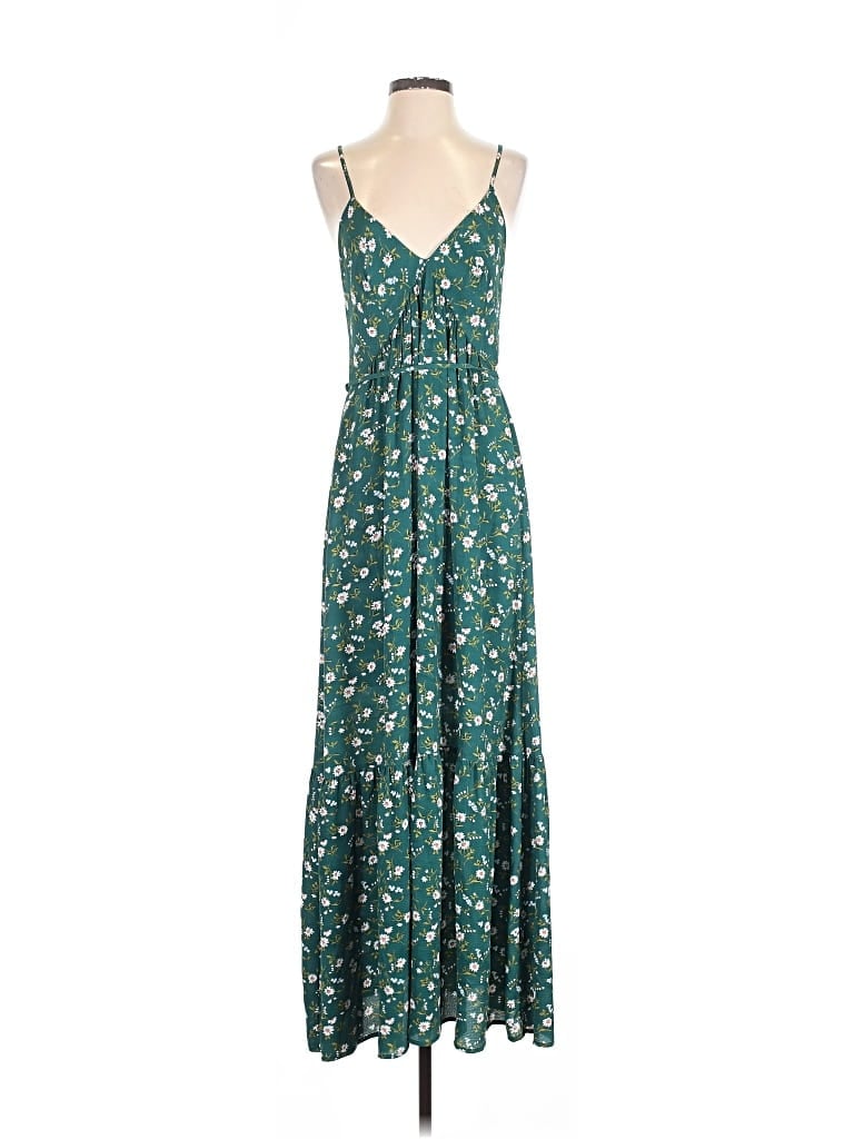 Pre-owned Everly Casual Dress In Green