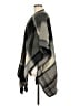 Unbranded 100% Acrylic Plaid Gray Black Wrap One size - photo 5