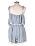 Madewell Solid Blue Romper Size L - photo 2