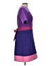 LDT Color Block Purple Casual Dress Size 10 - photo 4