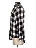 Zara Basic Plaid Black Long Sleeve Button-Down Shirt Size S - photo 5