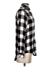 Zara Basic Plaid Black Long Sleeve Button-Down Shirt Size S - photo 4